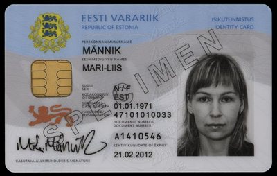 Estonian ID card